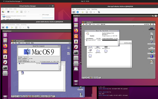 Basilisk II, SheepShaver & AppleTalk on Ubuntu (QEMU/KVM)